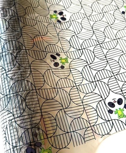 [SAS-PND-VNYL] Panda + Frog Clear TPU Vinyl from Sassafras Lane Designs
