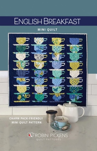 [RPQP-EBM134] English Breakfast Mini Quilt Pattern by Robin Pickens