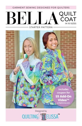 [QE-101] Bella Quilt Coat Pattern by Quilting Elissa