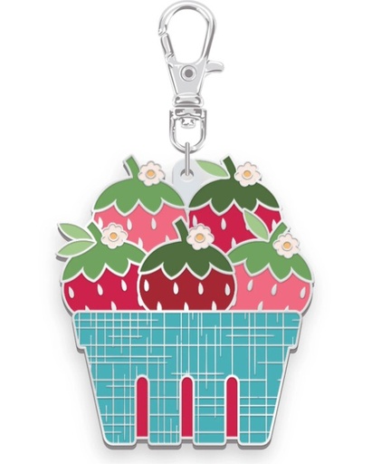 [RB-ST-46793] Farmer's Daughter Happy Charm Berry Basket by Lori Holt