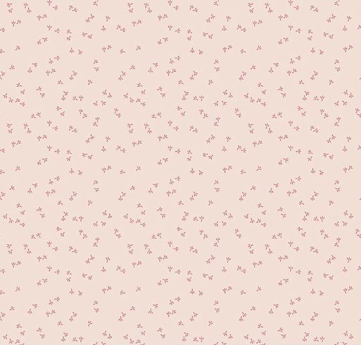 [RB-17189-TEAROSE] Farmer's Daughter Chicken Tracks Background Tea Rose from Riley Blake