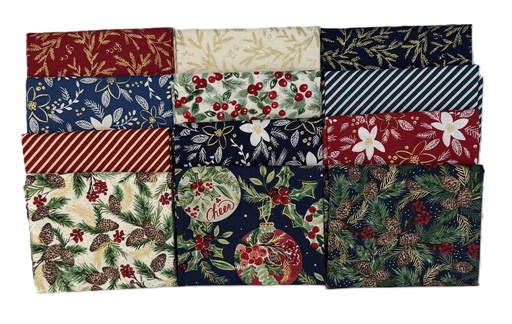 [PP-JoyfulFQB] Joyful Fat Quarter Bundle by P&B