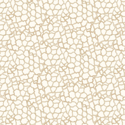 [PB-06120-E] Mini Menagerie Giraffe Print Cream from P&B Textiles