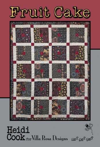 [VRD-MC-152] Fruit Cake Quilt Pattern by Heidi Cook for Villa Rosa Designs