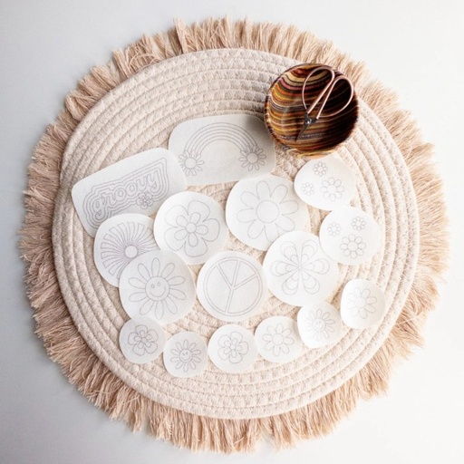 [ONC-1970] The 1970's Stick & Stitch Retro Hand Embroidery Patterns from Olmsted Needlework Co.