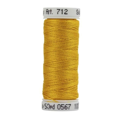 [SULK-712-0567] Sulky Cotton Petites Thread Butterfly Gold 2-ply 12wt 50yds