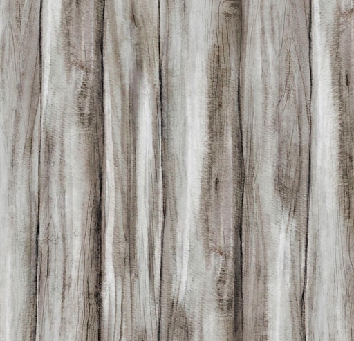[PB-6112-GR] Meadow Perch Wooden Plank Stripe Gray by Luke Buck for P&B Textiles