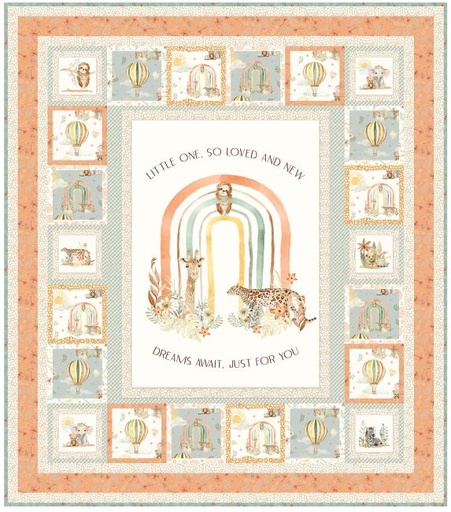 [PP-MiniMena] Mini Menagerie Quilt Kit from P&B