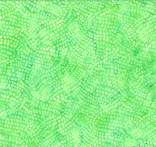[HOF-X2637-71] Bali Electric Slide Batik Dotty Swirls Lime from Hoffman Fabrics
