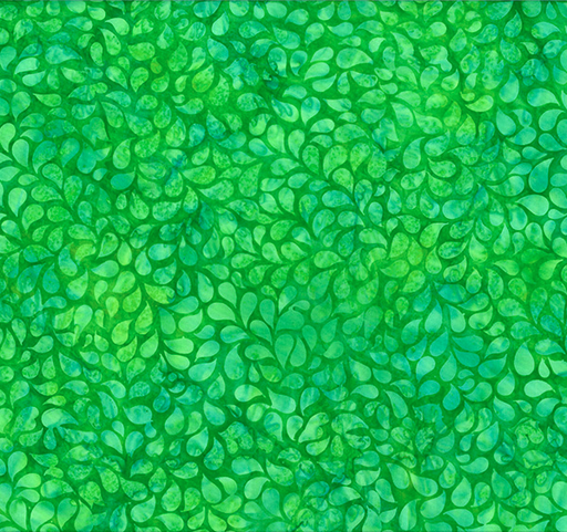 [HOF-X2631-115] Bali Electric Slide Batik Droplets Grass from Hoffman Fabrics
