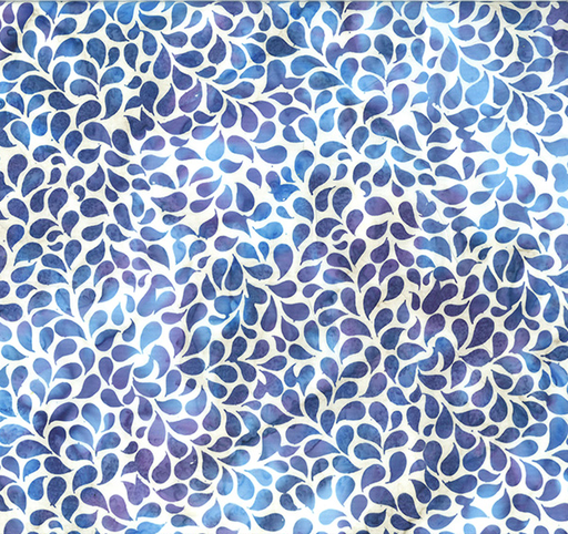 [HOF-X2631-492] Bali Electric Slide Batik Droplets Breeze from Hoffman Fabrics