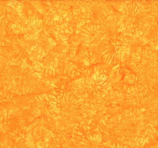 [HOF-2638-529] Bali Batik Monarch Migration Woodblock Marigold from Hoffman Fabrics