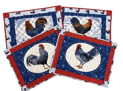 [PP-CountryBPM] Country Blue Placemats Kit