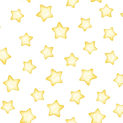 [ITB-F5DF-1] Dragon Friends Stars White from In The Beginning Fabrics