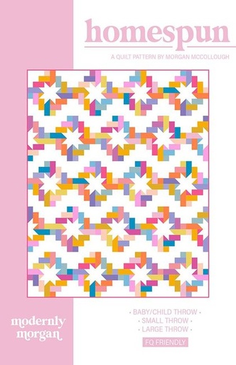 [MM-009] Homespun Pattern by Morgan McCollough for Modernly Morgan