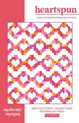 [MM-020] Heartspun Pattern by Morgan McCollough for Modernly Morgan