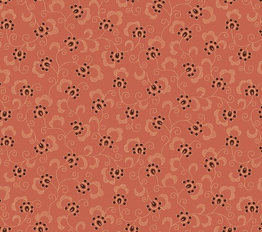 [HG-2013-22] Pennyberry Farm Blooming Vines Pink by Kim Diehl for Henry Glass