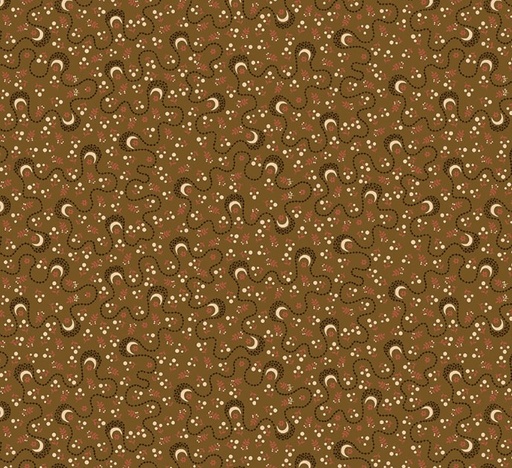 [HG-2015-33] Pennyberry Farm Stippled Vines Brown by Kim Diehl for Henry Glass