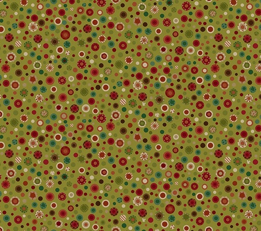 [HG-2020-66] Pennyberry Farm Pennyberries Medium Green by Kim Diehl for Henry Glass