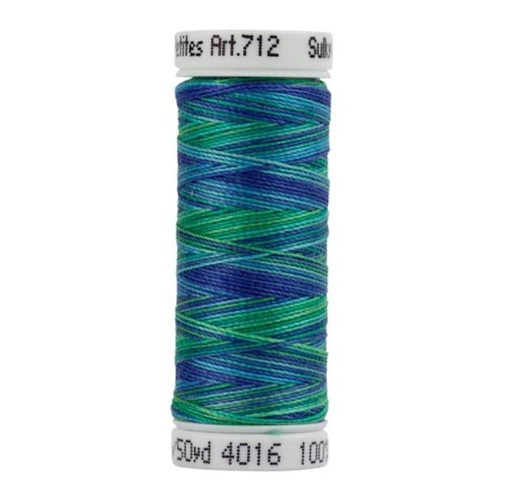 [SULK-712-4016] Sulky Cotton Petites Blendables Thread Peacock Plume 2-ply 12wt 50yds