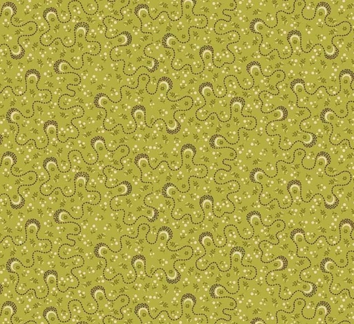 [HG-2294-66] Love Struck Nature Walk Green by Kim Diehl for Henry Glass