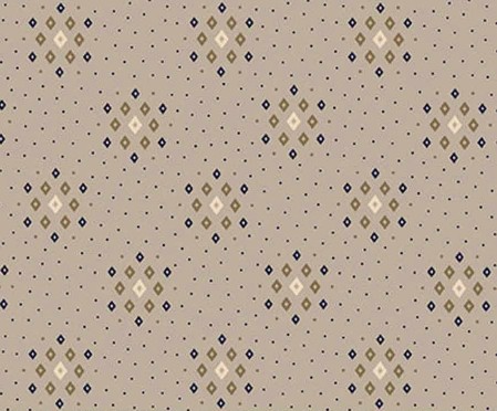 [HG-2304-93] Love Struck Diamond Clusters Gray by Kim Diehl for Henry Glass