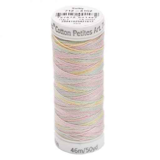 [SULK-712-4102] Sulky Cotton Petites Blendables Cotton Thread 2-Ply 12Wt 50Yds Spring Garden