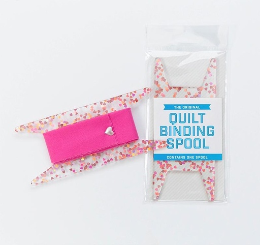 [SSC-308] Quilt Binding Spool Glitter Heart from Stitch Supply Co.