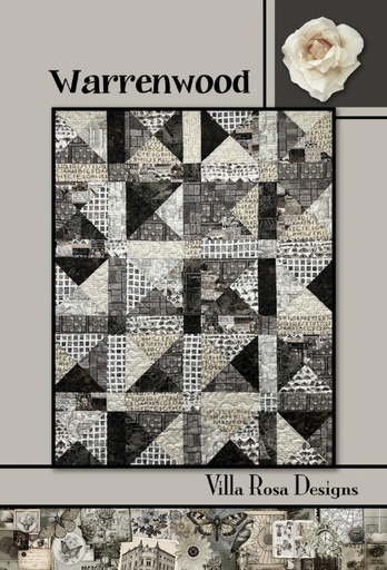 [VRD-RC-285] Warrenwood Quilt Pattern by Pat Fryer for Villa Rosa Designs