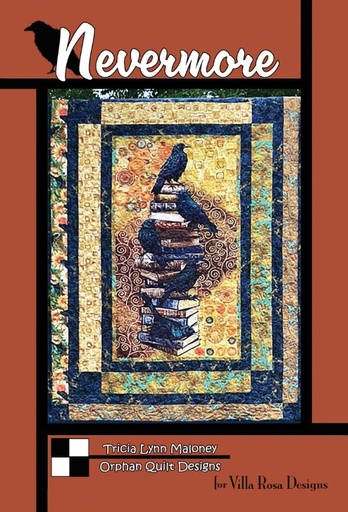 [VRD-OQ-125] Nevermore Panel Quilt Pattern by Tricia Lynn Maloney for Villa Rosa Designs
