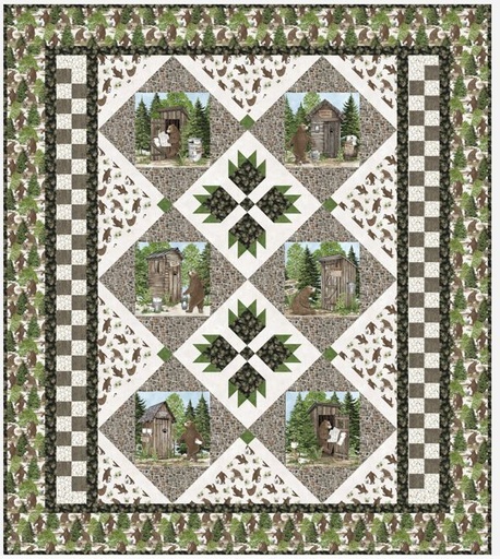 [PP-BearNecess] Bear Necessities Quilt Kit from Northcott