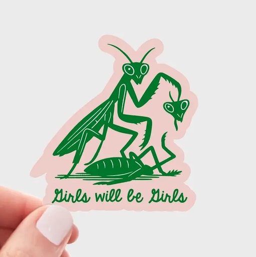 [YARN-GIRLS-ST] Girls Will Be Girls Sticker from Yarnival