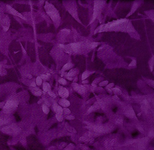 [BT-0606] Bali Sun Print Batiks Leaves Purple from Batik Textiles