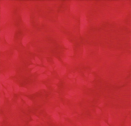 [BT-0614] Bali Sun Print Batiks Leaves Red from Batik Textiles