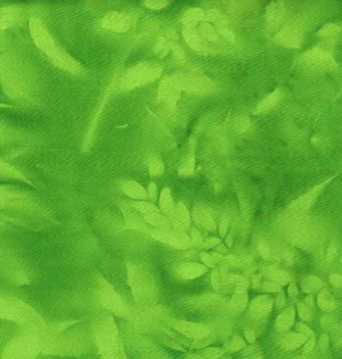 [BT-0611] Bali Sun Print Batiks Leaves Green from Batik Textiles