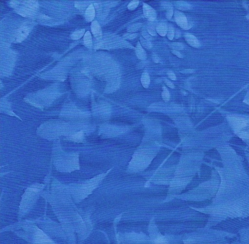 [BT-0613] Bali Sun Print Batiks Leaves Dark Blue from Batik Textiles