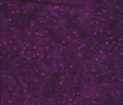 [BT-0217] Jewels of the Islands Batiks Dotted Branches Purple from Batik Textiles