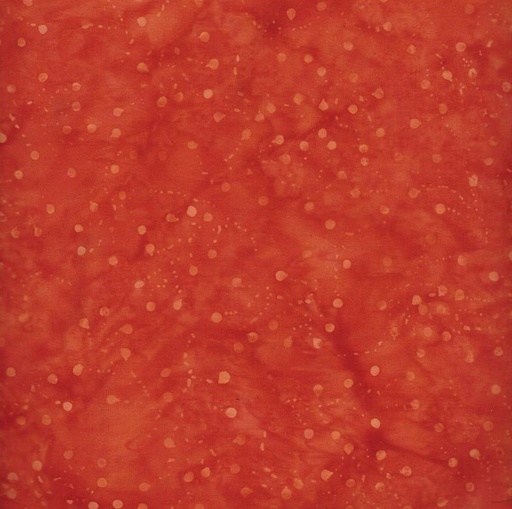 [BT-0220] Jewels of the Islands Batiks Dotted Branches Orange from Batik Textiles