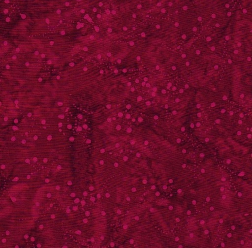 [BT-0203] Jewels of the Islands Batiks Dotted Branches Dark Pink from Batik Textiles