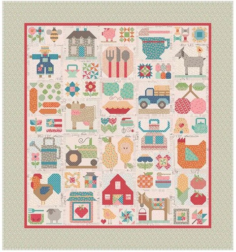 [PP-FarmFresh] Farm Fresh Fabric Kit by Lori Holt from Riley Blake