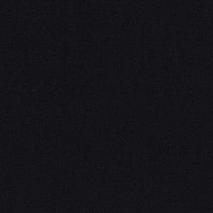 [KAUF-JET] Kona Cotton Solids Jet Black from Robert Kaufman