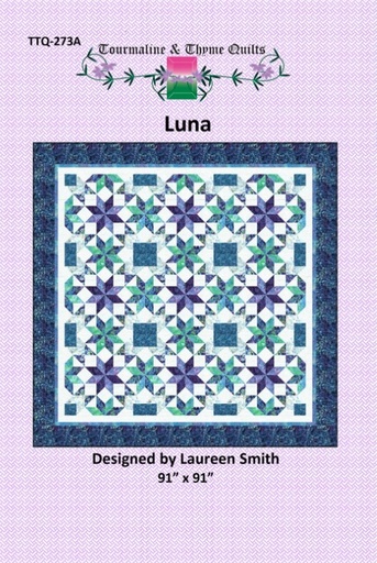 [TTQ-273A] Luna Quilt Pattern by Laureen Smith for Touramaline & Thyme