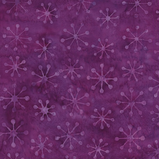 [IB-41250-6430] Garden Gate Sundial Purples Jelly from Island Batik