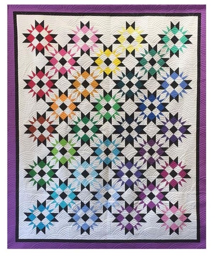 [PP-Stargazer] Stargazer Quilt from Batik Textiles