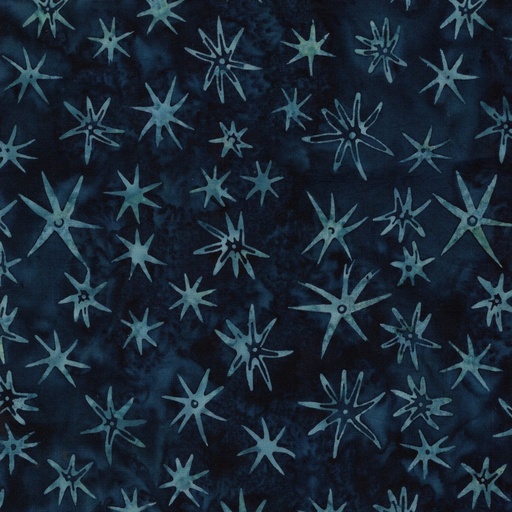 [IB-71250-2590] Starry Seas Sea Stars Blue Storm from Island Batik