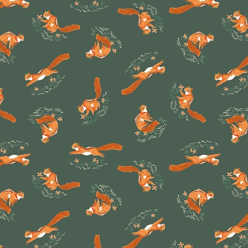 [DS-DRR3309] Camping Crew Chipmunks Emerald from Dear Stella