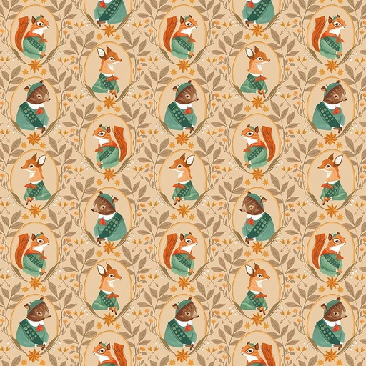 [DS-DRR3310] Camping Crew Woodlanders Biscuit from Dear Stella