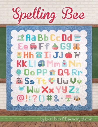 [ISE-916] Spelling Bee Quilt Pattern Book by Lori Holt