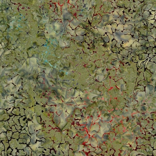 [TTR-3932-VINE] Tonga Chateau Batiks Cracked Flowers Vine by Wing and a Prayer for Timeless Treasures