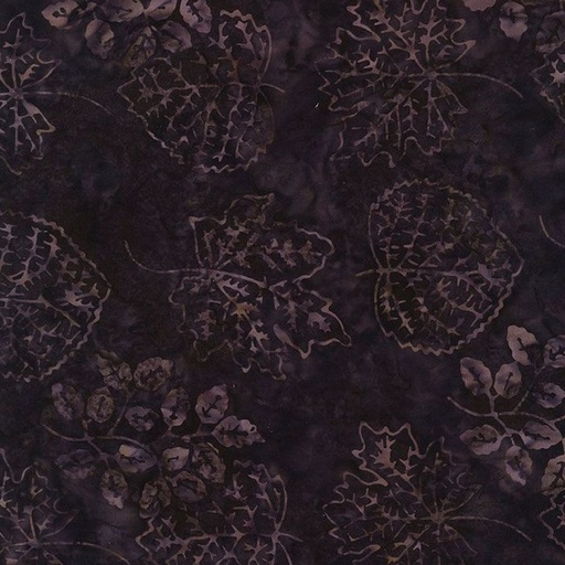 [TTR-3925-CBRNT] Tonga Chateau Batiks Fall Leaves Cabernet by Wing and a Prayer Design for Timeless Treasures